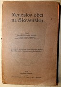 Menoslov obcí na Slovensku